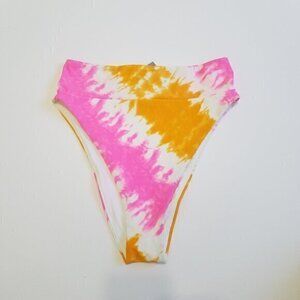 NWT Aerie High Waist Tie-Dye Bikini Bottom Size S